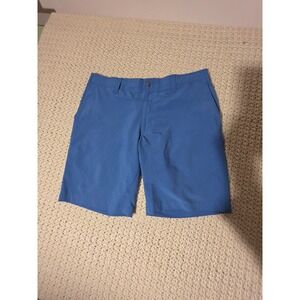 Callaway Golf Shorts Mens 36 Blue Excellent Stretch Performance Flat Front
